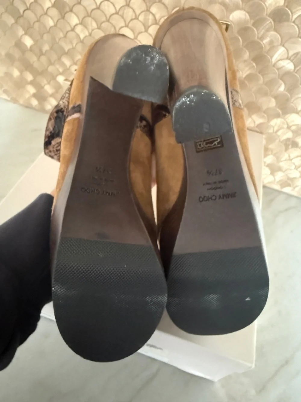 Jimmy Choo Florence Suede Whiskey